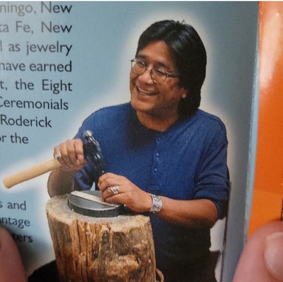 COPY - Sterling Silver Handmade Native American Dove Earrings - Picture 5 of 6